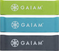 Gaiam Restore Loop Band Kit,Set of 3, Light, Medium,Heavy Lower Body Loop Resistance Bands for Legs and Booty Exercises & Workouts,15"x 4"Bands