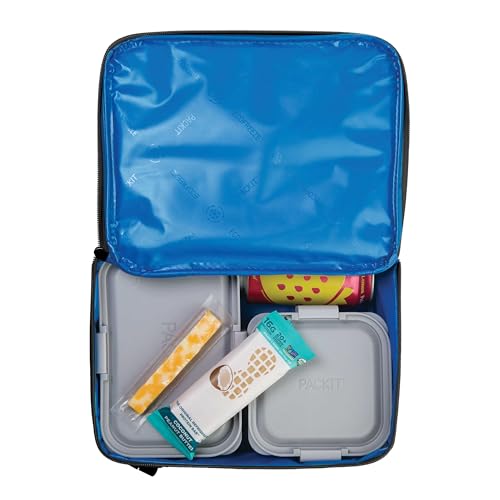PackIt Freezable Classic Lunch Box, Black - color: Black
