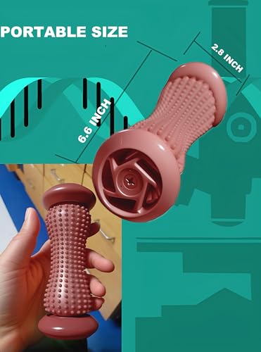 ChiFit Manual Foot Massager Roller for Plantar Fasciitis Relief, Portable Deep Tissue Muscle Massage Roller for Foot Arch and Heel Pain, Effective Reflexology Tool Relax The Nerves (Chocolate) - color: Chocolate