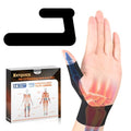 KTQUICK Precut Kinesiology Tape for Thumb Right, 24 PCS, 20% Stronger,Black - color: Black, size: 24PCS RIGHT