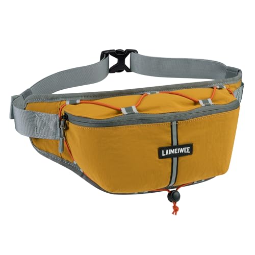 2L Fanny Pack for Women Men, Anti‑theft Waist Bag with RFID Blocking - color: Ginger