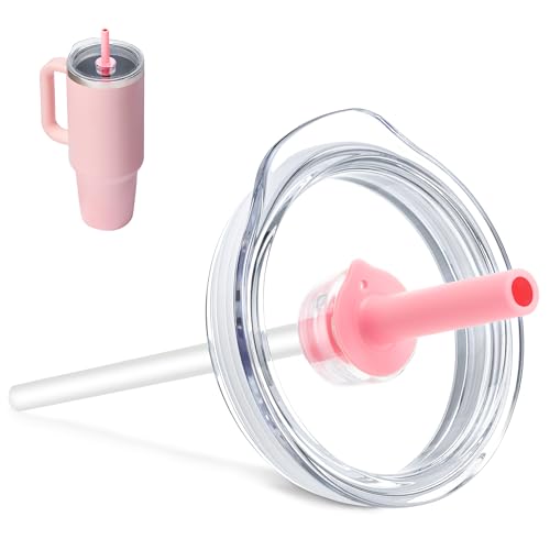 Press-In Tumbler Lid for Hydro Flask 32 40 oz Travel Tumblers - color: Pink