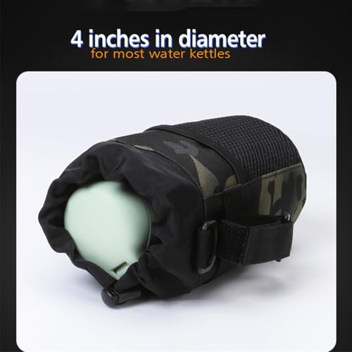 TEGOOL Water Bottle Sleeve Bag Holder Tactical Pouch - color: Brown