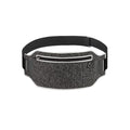 Running belt,Slim Running Waist Fanny Pack Runner Exercise Phone Belt Hip Pouch Bag for Women Men iphone Samsung (Black Grey) - color: Black Grey