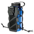 OneTigris MOLLE Water Bottle Pouch Holder, Adjustable 18-32 oz Holster - color: Black