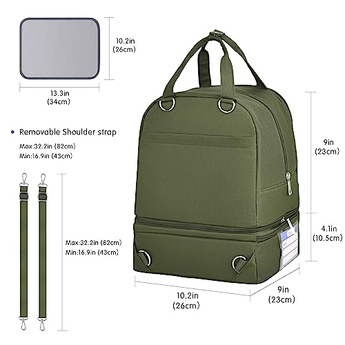 Derbiedersinn Breast Pump Bag, Compatible with Spectra Pumps, Insulated Carrying Case with Cooler for Milk Storage, Travel, Work, Daycare，Green - color: Green