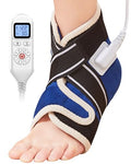 JOBYNA Heating Pad for Ankle, Upgrade Electric Heated Ankle Wrap for Ankle Pain Relief and Plantar Fasciitis Relief, 86℉-158℉ & 10-90mins Auto Shut Off (1 Pack)