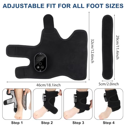Foot Massager for Neuropathy Plantar Fasciitis,Cordless Ankle Massager