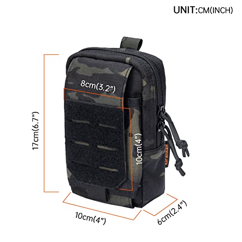EXCELLENT ELITE SPANKER Tactical EDC Pouch Molle Utility Pouch Phone Pouch - color: Multicam Black