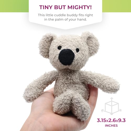 Thermal-Aid Zoo Mini — (Ollie the Koala) — Mold-Resistant, Washable Hot & Cold Pack for Kids — Heating and Cooling Pad with Natural Corn Filling — Reusable Plush Toy - size: Mini Koala