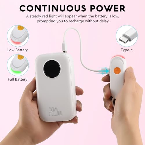 Personal Safety Alarm for Women, Rechargeable 135dB Siren with Flashing Light, Anti-Loss Locking Pin, Keychain SOS Alarm Works with Apple Find My, Kids, Seniors, Night Runners, iOS Only, White