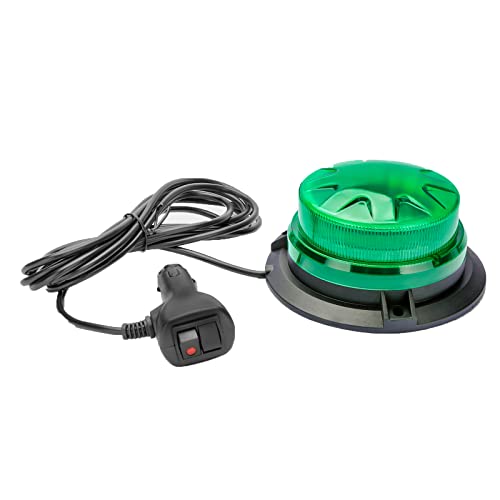 Green Led Emergency Strobe Beacon Lights for Car Vehicles 12V 24V 24-LEDs - color: #4 Green