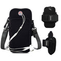 Phone Holder for Running Armband,Cell Phone Purse Small Crossbody Bags for Women Men Kids,iPhone 17 16 16e 15 14 13 12 11 Pro Max Xs Xr X 8 Plus Mini Galaxy Ultra S26 S25 Note Pouch Arm Bands - color: 6-Black with Crossbody Strap&Hook