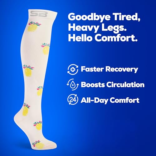 SB SOX 3-Pair Compression Socks (15-20mmHg) - color: 10 – Multi-color, size: S/M