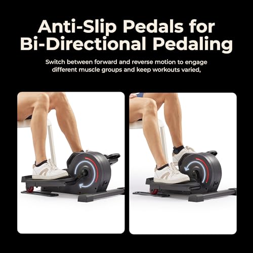 Sunny Health & Fitness Under Desk Pedal Elliptical Machine Leg Exerciser - color: Multicolor
