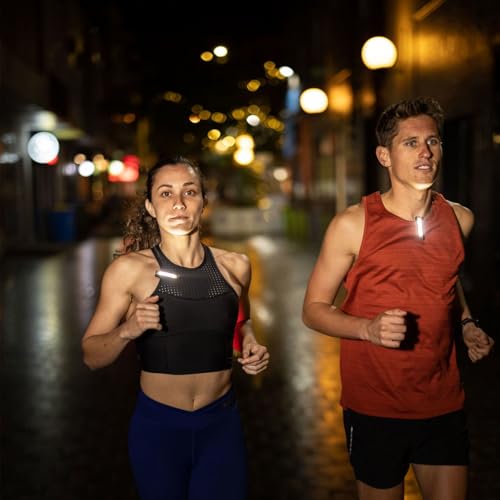 Knog Plus Free Light - USB Rechargeable Handsfree Lights for Night Running, Cycling, Road Safety - color: Translucent, size: Front