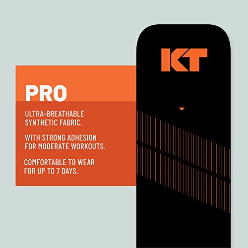 KT Tape, Pro Synthetic Kinesiology Athletic Tape, 20 Count, 10” Precut Strip - color: Epic Purple