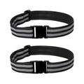 PATIKIL Adjustable Reflective Running Belt, Glow Pt Belt Sash for Cycling Walking - color: Black, size: 1.9 Inch