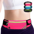 AIKENDO Women Fanny Pack Running Belt,Belt Bag Phone Holder - color: Pink
