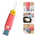3 in 1 Cup Lid Cleaning Brush, Multifunctional Cleaning Brush Portable Cup Lid Cleaner for Bottle Gap Tight Spaces Cup, Portable Cup Lid Cleaner, 1 Pcs Red - color: 1 Pcs Red