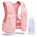 Running Vest for Women and Men,Vests with Water Bladder and Included Bottle，Lightweight Hydration Trail Running Vest - color: PINK, size: Small-Medium