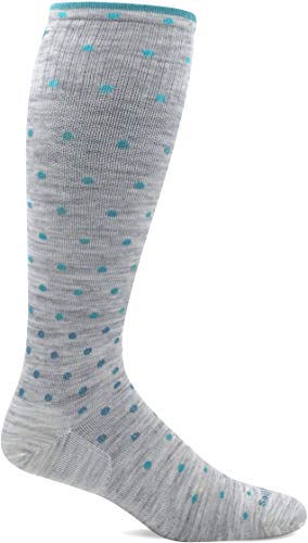 Sockwell Women's On the Spot Moderate Graduated Compression Sock - color: Ash, size: Medium-Large
