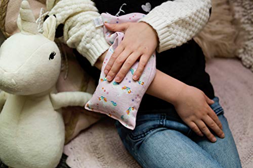 Microwave Heating Pad or Ice Pack for Kids, Microwavable Heat Pack or Cold Compress, 9" x 4" (Dancer, Lavender) - color: Dancer