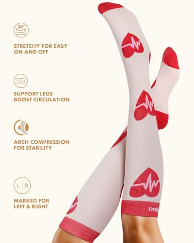 Cute Compression Socks for Women - color: Nursing Design, size: XX-Large