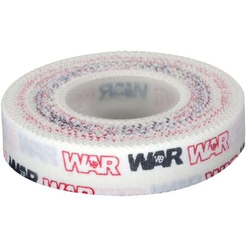 WAR Tape EZ Rip Premium Athletic Medical Sports Tape | No Sticky Residue | 30 ft Rolls | Best for Athletes & Trainers | Ideal for Fingers, Ankles, Wrists, and Equipment | 0.5 Inch (Pack of 1)