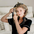 Rods Curlers Set Foam Hair Curlers for Short and Long Hair, No Heat Foam Rollers(Black) - color: Black