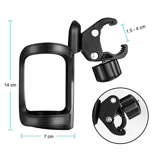 Accmor Stroller Cup Holder, Bike Cup Holder, Bike Water Bottle Holders - size: 2 pack