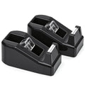 OWLKELA 2 Pcs Desktop Tape Dispenser, Black - color: Black, size: 2 Pcs