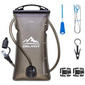 Zelvot 2L-3L Hydration Bladder Kit, 6 in1 Water Bladder with Cleaning Kit - color: Black, size: 2L + Cleaning Kit