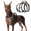 PUPTECK Escape Proof Dog Harness with Padded Handle, No Pull Pet Vest Harness Durable Reflective for Medium Large Dogs Walking Training and Running, Moccasin, XL - color: Moccasin, size: X-Large