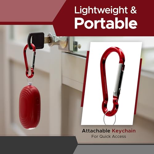 FURY Personal Safety Alarm for Women, 120DB, Red - color: Red