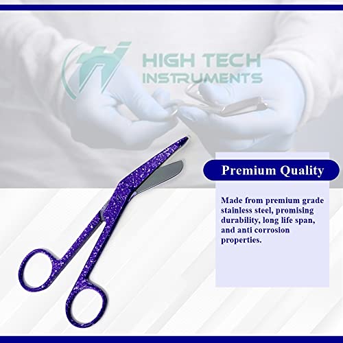 Set of 6 Bandage Scissors 5.5" Long, Nurse Vet Tech Gift - Made of Stainless Steel with Assorted Patterns, First Aid, Used For Cutting Gauze, Tape, Clothing Bandages, Vet Wrap Adhesive Removal - style: Set 3