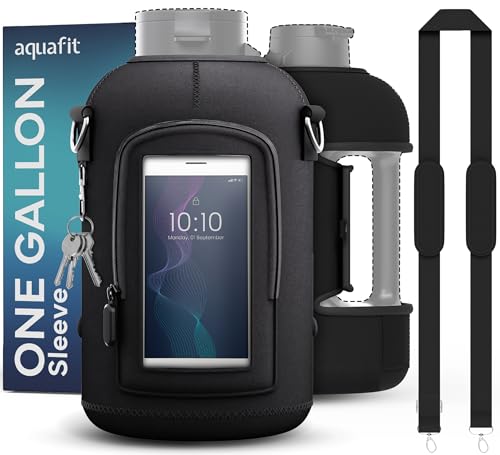 AQUAFIT 1 Gallon Jug Sleeve with Strap & Pocket (Sleeve Only)