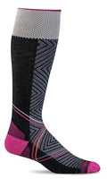 Sockwell Women's Pulse Knee High Firm Graduated Compression Socks - color: Black - Pulse Knee High, size: Small-Medium