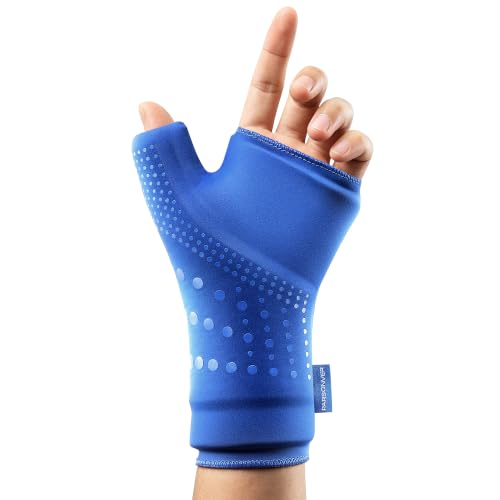 Wrist Thumb Ice Pack Wrap, 30-Min Long-Lasting Enhanced Targeted Cooling - size: L/XL
