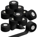 130 Yard 1.5 Inch Black Athletic Sports Cotton Tape Pre Wrap Easy Tear - color: Black, size: 1.5 In