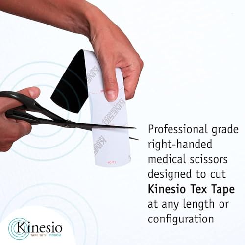 Kinesio Pro Scissors with Holster, Right Handed Bandage Scissors, For Use with Kinesio Therapeutic Elastic Tape