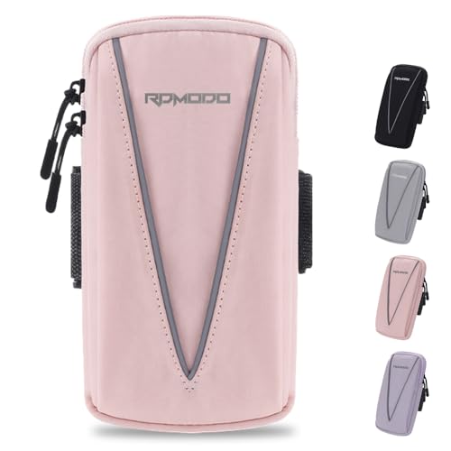 Arm Band for Phone, Water Resistant Armband for Running 7.5" Pink - color: 03 - Pink