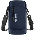 Phone Holder for Running with Adjustable Crossbody Strap, 7.5" Blue - color: 06-Blue + Black Strap