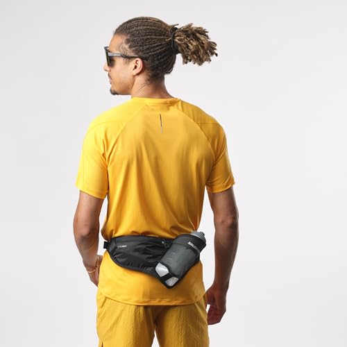 Salomon Unisex Active Bottle Belt, Storage & Hydration Belt - color: BLACK, size: NS