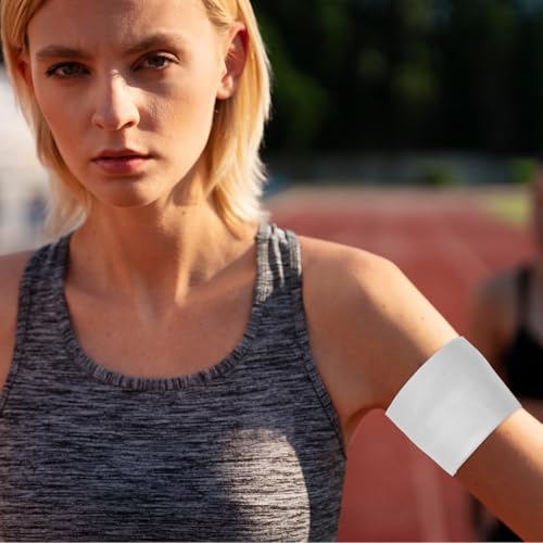Toddmomy Captain Armband 4-Pack Blank Soccer Captain Armband Nylon Adjustable Sports Arm Band for Football Basketball Players White 17.71X2.75In