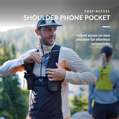 Water Buffalo Hydration Running Vest - Quiver Hydration Vest - Running Hydration Vest with Dual Water Bottles - Lightweight Water Backpack for Running, - color: Onyx Trail, size: Large-X-Large