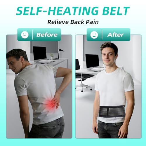 Back Brace with Magnet, Lumbar Support Belt for Lower Back & Sciatica - size: Small