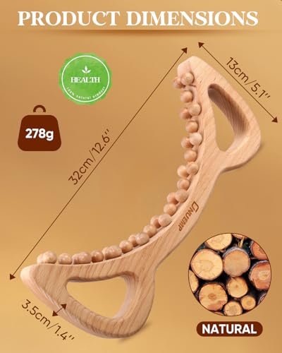 ONUEMP Wood Therapy Massage Tools Cellulite Massager Body Slim Brush - size: Shaper