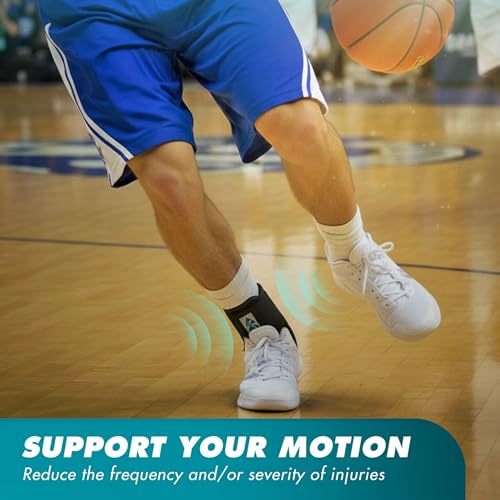 Med Spec ASO Ankle Stabilizer Lace Up Ankle Brace Sprain Support Black, 3XL - color: Black, size: 3X-Large