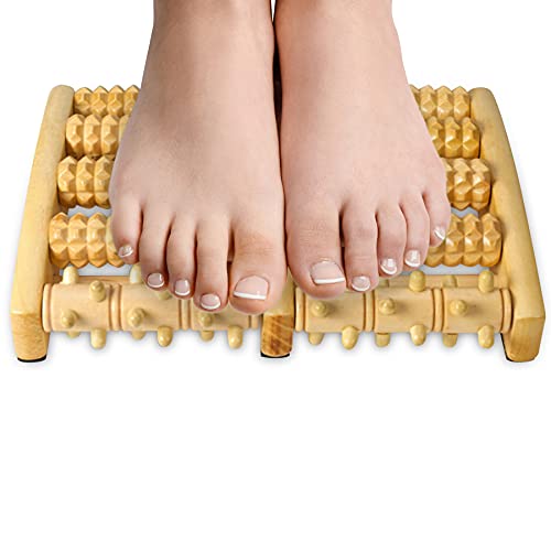 MEDca Pressure Point Therapy Massager - X-Large Dual Foot Massager Roller Feet, Arch and Heel Pain, Plantar Fasciitis Relief, Improve Circulation and Acupressure